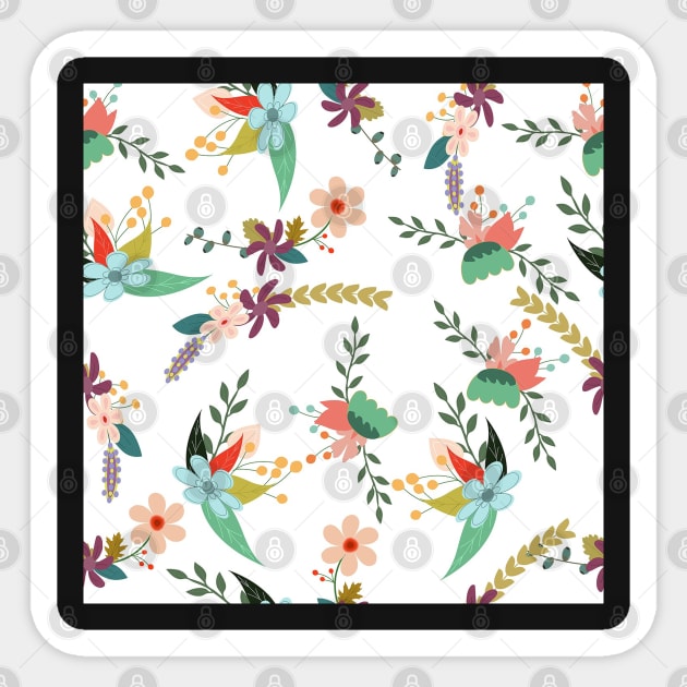 Floral Pattern Sticker by isstgeschichte